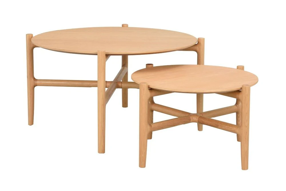Holton sohvapöytä Ø80 cm tammi - Image 6