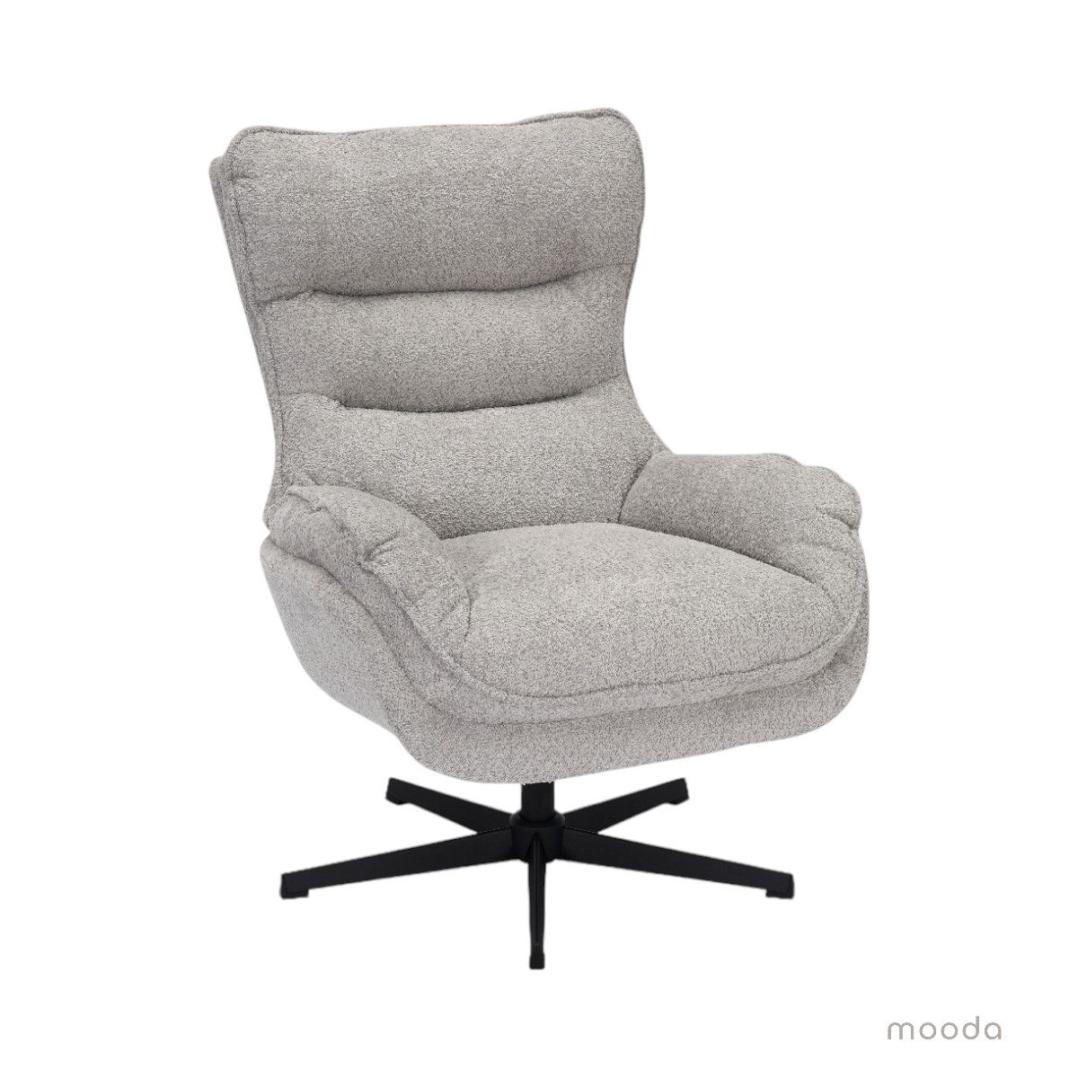 Viby pyörivä nojatuoli, harmaa - Image 6
