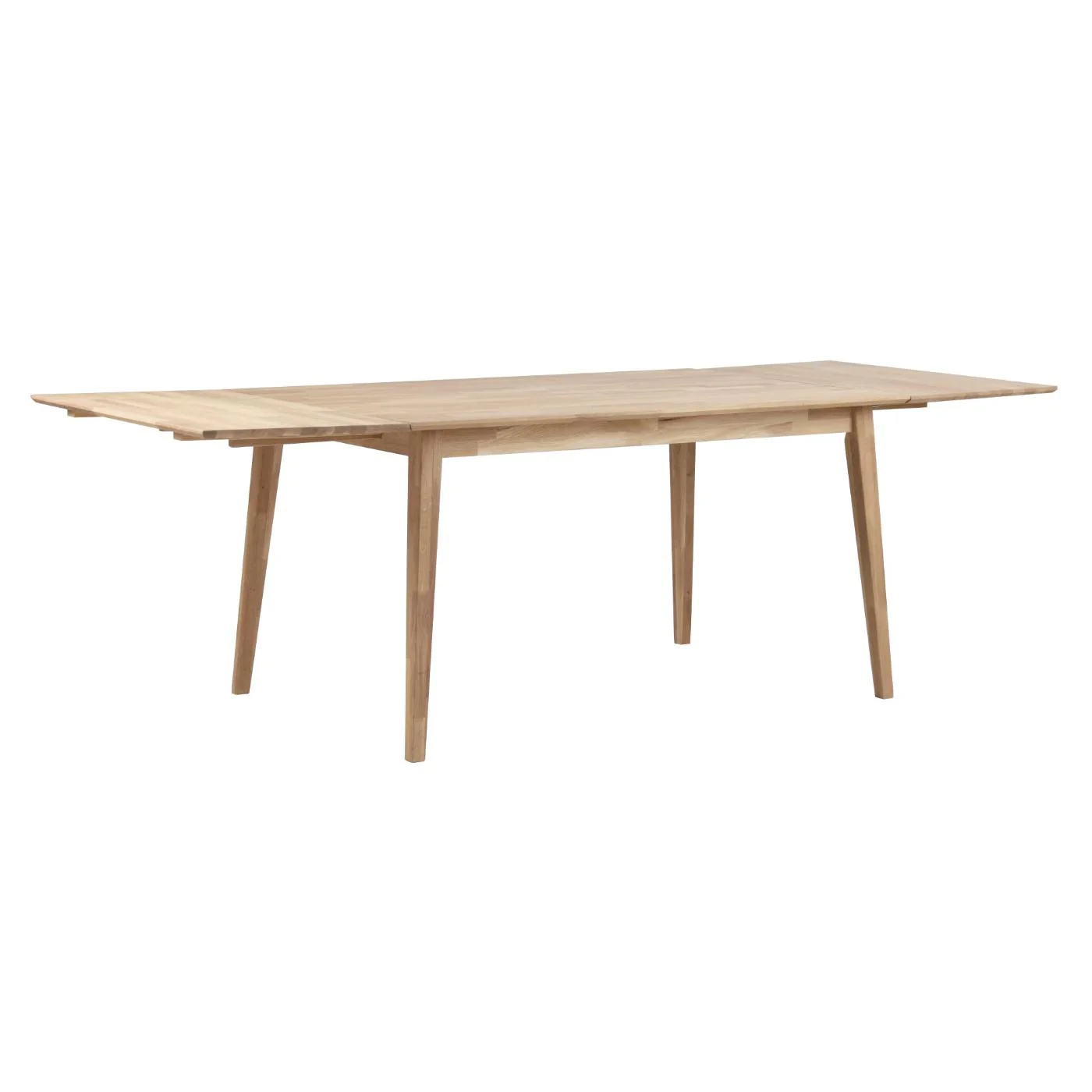 Filippa ruokapöydän jatkopala 50x90 cm, valkoöljytty tammi - Image 2